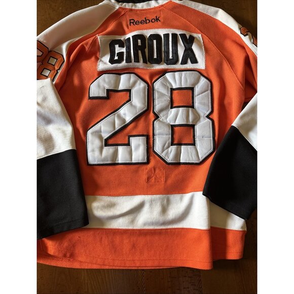 Philadelphia Flyers Giroux #28 Reebok CCM NHL Hockey Jersey Sz 50 Flight Strap - Picture 5 of 6